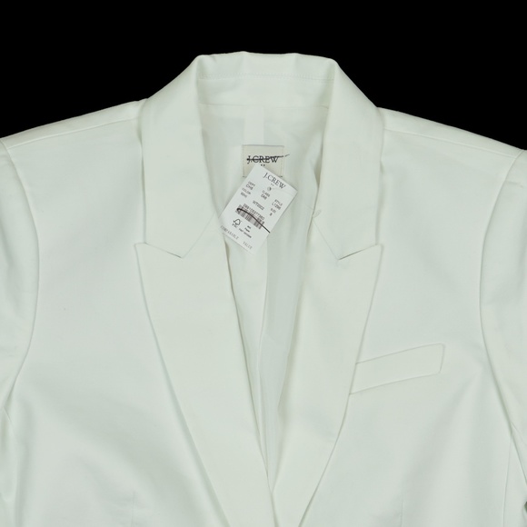 New JCREW Cotton Work Blazer in White - Picture 4 of 4